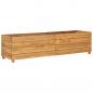 Preview: Hochbeet 150x40x38 cm Teak Altholz und Stahl