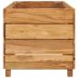 Preview: Hochbeet 150x40x38 cm Teak Altholz und Stahl