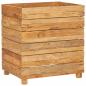 Preview: Hochbeet 50x40x55 cm Teak Altholz und Stahl