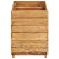 Preview: Hochbeet 50x40x55 cm Teak Altholz und Stahl