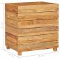 Preview: Hochbeet 50x40x55 cm Teak Altholz und Stahl