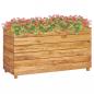 Preview: ARDEBO.de - Hochbeet 100x40x55 cm Teak Altholz und Stahl