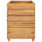 Preview: Hochbeet 100x40x55 cm Teak Altholz und Stahl