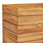 Preview: Hochbeet 100x40x55 cm Teak Altholz und Stahl