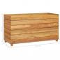 Preview: Hochbeet 100x40x55 cm Teak Altholz und Stahl