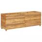 Preview: Hochbeet 150x40x55 cm Teak Altholz und Stahl