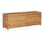 Preview: Hochbeet 150x40x55 cm Teak Altholz und Stahl