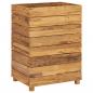 Preview: Hochbeet 50x40x72 cm Teak Altholz und Stahl