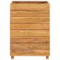 Preview: Hochbeet 50x40x72 cm Teak Altholz und Stahl