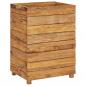 Preview: Hochbeet 50x40x72 cm Teak Altholz und Stahl