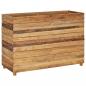 Preview: Hochbeet 100x40x72 cm Teak Altholz und Stahl