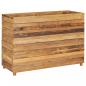 Preview: Hochbeet 100x40x72 cm Teak Altholz und Stahl