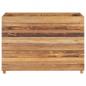 Preview: Hochbeet 100x40x72 cm Teak Altholz und Stahl