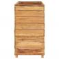 Preview: Hochbeet 100x40x72 cm Teak Altholz und Stahl