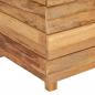 Preview: Hochbeet 100x40x72 cm Teak Altholz und Stahl