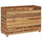 Preview: Hochbeet 100x40x72 cm Teak Altholz und Stahl