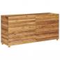 Preview: Hochbeet 150x40x72 cm Teak Altholz und Stahl