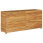 Preview: Hochbeet 150x40x72 cm Teak Altholz und Stahl