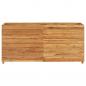 Preview: Hochbeet 150x40x72 cm Teak Altholz und Stahl