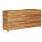 Preview: Hochbeet 150x40x72 cm Teak Altholz und Stahl