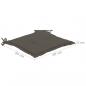 Preview: Gartenstuhl-Kissen 4 Stk. Anthrazit 40x40x3 cm Oxford-Gewebe