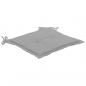 Preview: Gartenstuhl-Kissen 4 Stk. Grau 40x40x3 cm Oxford-Gewebe