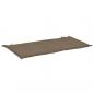 Preview: Gartenbank-Auflage Taupe 100x50x3 cm Oxford-Gewebe