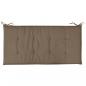 Preview: Gartenbank-Auflage Taupe 100x50x3 cm Oxford-Gewebe