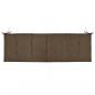 Preview: Gartenbank-Auflage Taupe 150x50x3 cm Oxford-Gewebe