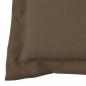 Preview: Gartenbank-Auflage Taupe 150x50x3 cm Oxford-Gewebe