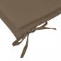 Preview: Gartenbank-Auflage Taupe 150x50x3 cm Oxford-Gewebe