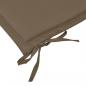 Preview: Gartenbank-Auflage Taupe 150x50x3 cm Oxford-Gewebe