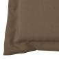 Preview: Gartenbank-Auflage Taupe 180x50x3 cm Oxford-Gewebe