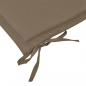 Preview: Gartenbank-Auflage Taupe 180x50x3 cm Oxford-Gewebe