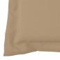 Preview: Gartenbank-Auflage Beige 100x50x3 cm Oxford-Gewebe