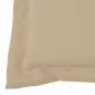 Preview: Gartenbank-Auflage Beige 120x50x3 cm Oxford-Gewebe