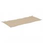 Preview: Gartenbank-Auflage Beige 150x50x3 cm Oxford-Gewebe