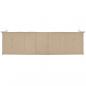 Preview: Gartenbank-Auflage Beige 180x50x3 cm Oxford-Gewebe