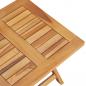 Preview: Sonnenliege mit Tisch Massivholz Teak 