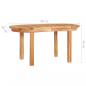 Preview: Couchtisch 90x50x45 cm Massivholz Teak