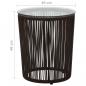 Preview: 3-tlg. Bistro-Set mit Kissen PE-Rattan Braun  