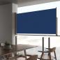 Preview: ARDEBO.de - Ausziehbare Seitenmarkise 80×300 cm Blau