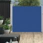 Preview: ARDEBO.de - Ausziehbare Seitenmarkise 100x300 cm Blau