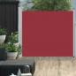 Preview: ARDEBO.de - Ausziehbare Seitenmarkise 100x300 cm Rot