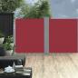 Preview: ARDEBO.de - Ausziehbare Seitenmarkise 170 x 600 cm Rot