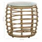 Preview: 3-tlg. Bistro-Set Poly Rattan Eiche