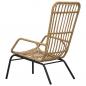 Preview: Gartenstuhl Poly Rattan Hellbraun