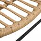 Preview: Gartenstuhl Poly Rattan Hellbraun