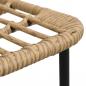 Preview: Gartenstühle 2 Stk. Poly Rattan Eiche