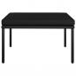 Preview: 6-tlg. Garten-Lounge-Set mit Kissen Schwarz PVC